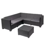 Conjunto muebles de jardín oasis grafito