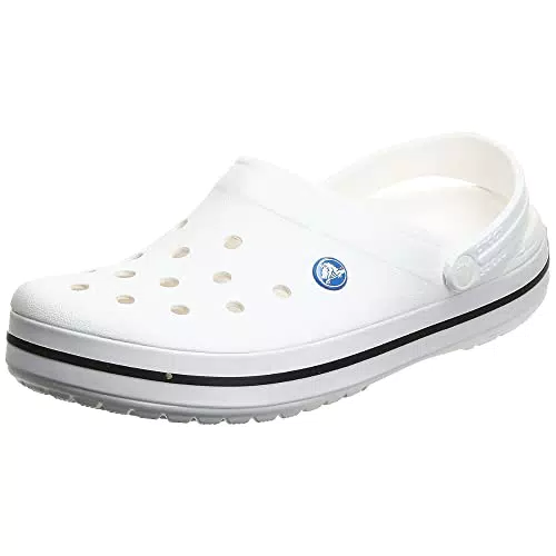 Crocs Crocband, Zuecos Unisex adulto, Blanco
