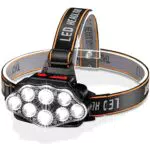 DAWINSIE Linterna Frontal LED Recargable, Alta Potencia