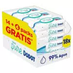 Dodot Toallitas Aqua Pure para Bebé, 99% Agua, 864 Toallitas