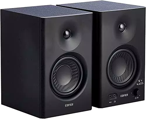 Edifier Monitor de Estudio Compacto MR4 2.0 con Amplificador de Clase D y Dos Modos de Sonido seleccionables