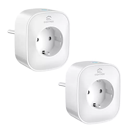 EIGHTREE Enchufe Inteligente Wi-Fi con Medidor de Consumo