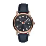 Emporio Armani Reloj para hombre, movimiento Fecha a dos manecillas