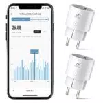 Enchufe Inteligente Alexa, Enchufe Wi-Fi Medidor Consumo