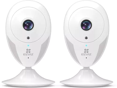 EZVIZ Kit de 2 Camaras Vigilancia WiFi Interior Bebe 1080P