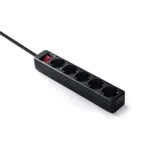 Famatel 9/705-N Regleta ecosockets 5 Interruptor Luminoso