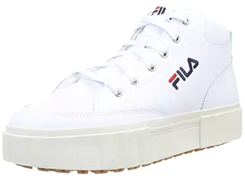 FILA Sandblast Mid Wmn, Botas Mujer, Blanco