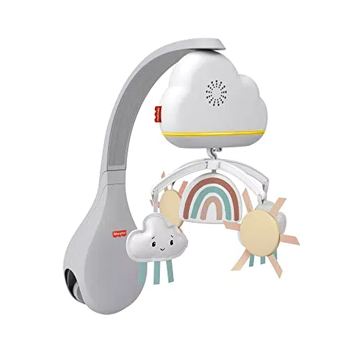 Fisher-Price Móvil lluvia y arcoíris de Montaje en cuna