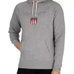 Gant Shield Sweat Hoodie, Sudadera con Capucha para Hombre