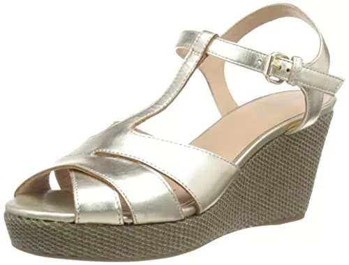 Geox D Soleil C, Sandalias para Mujer, Oro