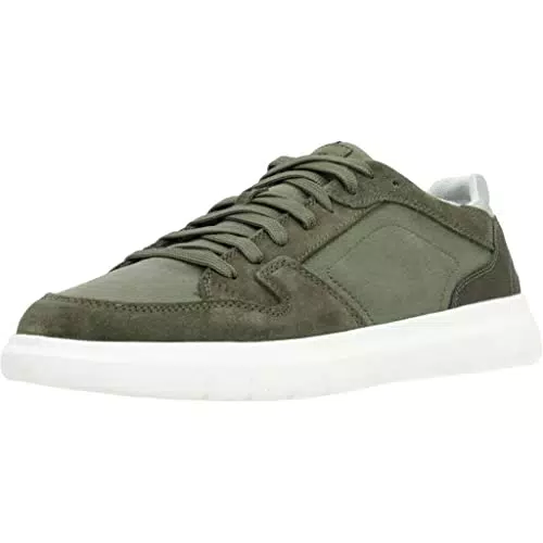 Geox U Merediano U35B3A, Zapatillas Hombre, Militar