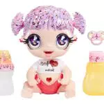 Glitter Babyz, MGA'S Melody HIGHNOTE, Muñeca con 3 Cambios de Color