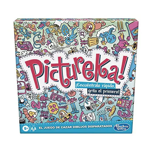 Hasbro Gaming F2564105 Juego Pictureka, Juego de Dibujos de Mesa Infantil