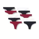 Iris & Lilly Ropa Interior Estilo Tanga de Tira en Algodón Mujer
