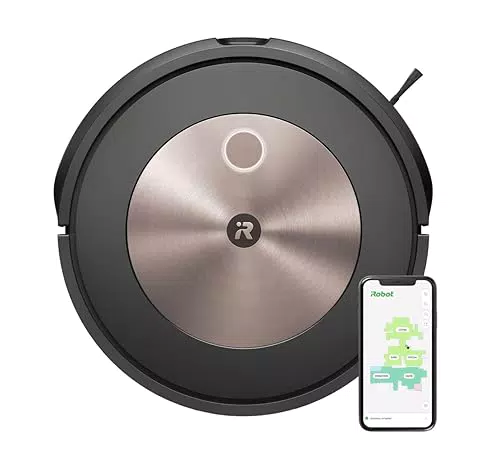 iRobot Robot Aspirador, Roomba J7 Espresso - Dos cepillos de Goma -Sensores de Suciedad