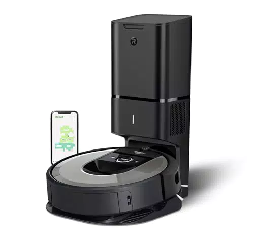 iRobot Roomba i7+ - Cepillos sin pelos de mascotas que no se enredan - Navegación inteligente - Recarga y reanuda el trabajo - Control por voz - Selección de zonas o habitaciones - Autovaciado