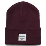 JACK & JONES Jaclong Knit Beanie Gorro de Punto, Rojo
