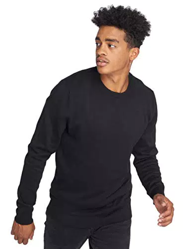 Jack & Jones Jjebasic Knit Crew Neck Noos Suéter, Negro