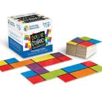 Juego de estrategia de cuadrados de colores de Learning Resources