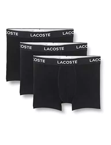 Lacoste 5H3389 Boxer Corto para Hombre, Noir, XL
