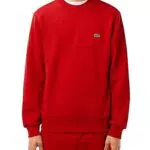 Lacoste Sh9608 Sudaderas, Rojo, M para Hombre
