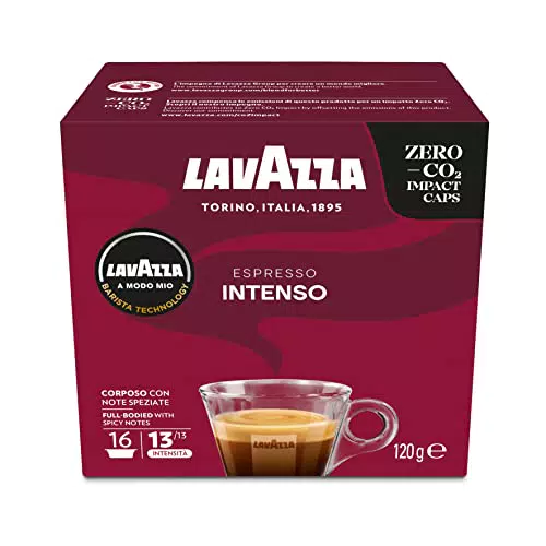 Lavazza, A Modo Mio Espresso Intenso, 32 Cápsulas de Café