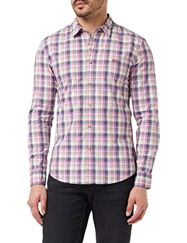 Levi's Long-Sleeve Battery Housemark Slim Camisa Hombre