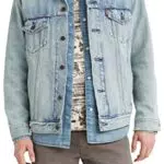 Levi's New Relaxed Fit Trucker Chaqueta Hombre, Huron Waves
