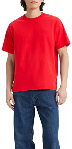 Levi's Red Tab Vintage Tee, Camiseta, Hombre, High Risk Red Garment Dye