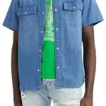 Levi's Ss Relaxed Fit Western Camisa Hombre, Tombstone Stonewash