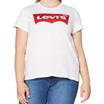 Levi's The Perfect Tee, Camiseta Mujer, Batwing White