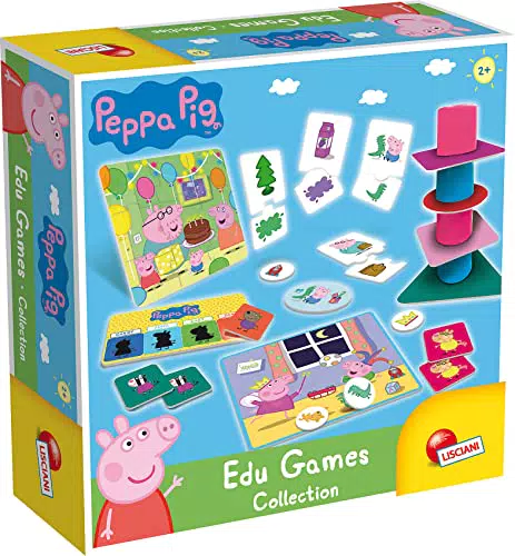 Lisciani - Peppa Pig - Colección de 10 Juegos Educativos - Juego de Memoria