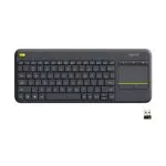 Logitech K400 Teclado Táctil Inalámbrico Plus para TV con un Control Multimedia y Panel Táctil
