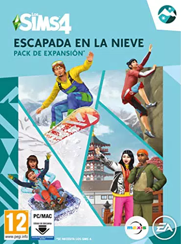 Los Sims 4 Escapada en la nieve PCWin, Caja con código de descarga