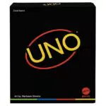 Mattel Games Juego de cartas UNO Minimalista, juego de mesa con diseño minimalista