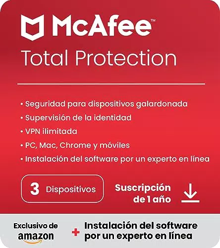 McAfee Total Protection 2023 + Configuración del nuevo dispositivo