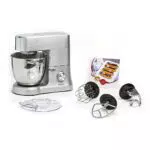 Moulinex Masterchef QA810D01 - Robot de cocina y repostería profesional 1500 W con kit de masas metálico