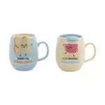 Mr. Wonderful Set de 2 tazas de cerámica - Somos tal para cual y lo pasamos fenomenal
