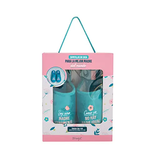 Mr. Wonderful WOA11787ES Zapatillas de casa T 36-38 - Soy una madre fenomenal