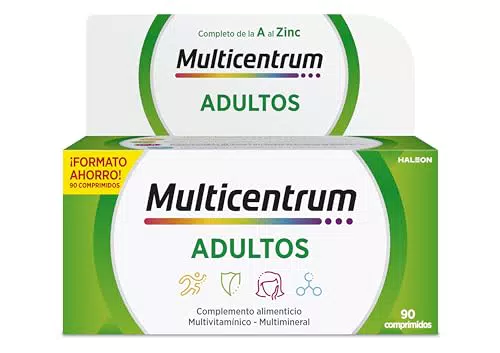 Multicentrum Complemento Alimenticio Multivitamínico y Multimineral para Adultos y Adolescentes