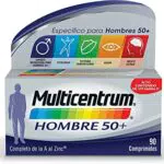 Multicentrum Hombre 50+ Complemento Alimenticio Multivitamínico y Multimineral Para Hombres 50+