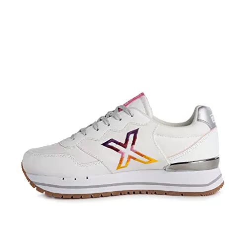 Munich Dash Sky, Zapatillas Mujer, Blanco 007