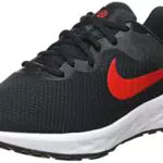 NIKE Revolution 6, Zapatillas de Gimnasia Hombre, Black University Red Anthracite