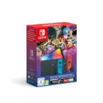 Nintendo Switch Modelo OLED Azul Neón/Rojo Neón + Mario Kart 8 + 3 meses NSO