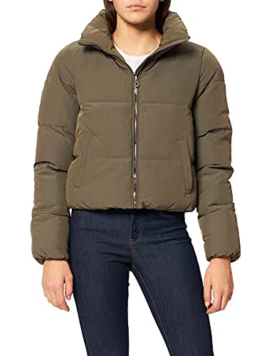 ONLY Onldolly Otw Noos-Chaqueta de Manga Corta, marrón