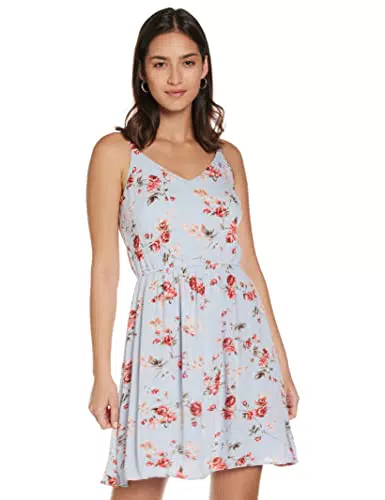 Only Onlkarmen S/L Short Dress Aop Wvn Noos, Vestido Mujer
