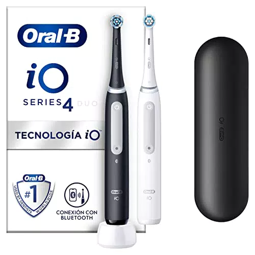 Oral-B iO 4 Cepillos de Dientes Eléctricos con Mango Recargable