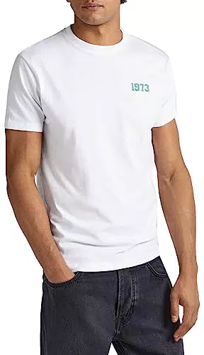 Pepe Jeans Oare T-Shirt, Blanco, S para Hombre