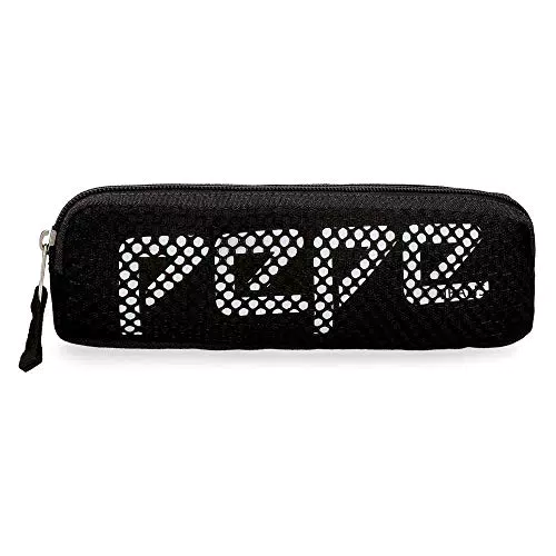 Pepe Jeans Ren Estuche Negro 22x7x3 cms Poliéster
