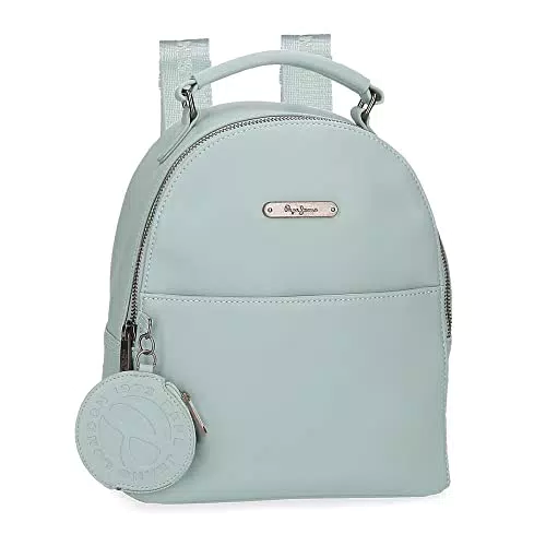 Pepe Jeans Salma Mochila Casual Azul 22x25x10 cms Piel sintética 5